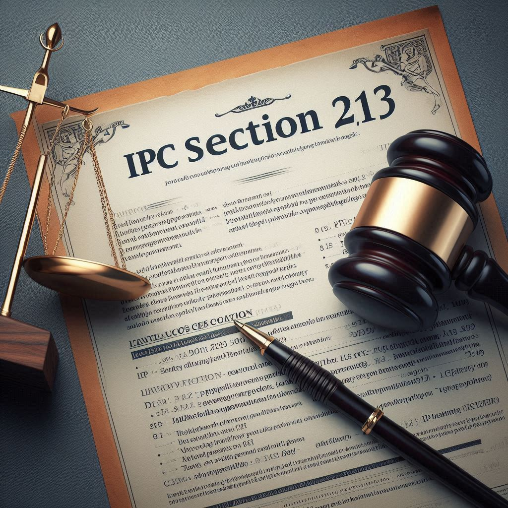Section 213 of the Indian Penal Code